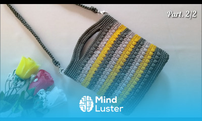 Tas Rajut Model Modern Terbaru Crochet Bag Tutorial Part 2 2