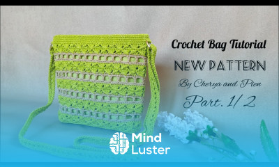 Tas Rajut Pola Model Modern Terbaru Crochet Bag Tutorial Part 1 2