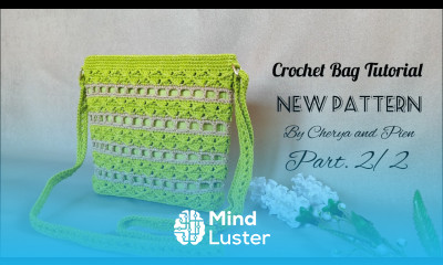 Tas Rajut Pola Model Modern Terbaru Crochet Bag Tutorial Part 2 2