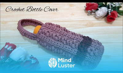 Cara Membuat Sarung Botol Rajut Crochet Bottle Cover