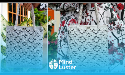 Crochet Bag Tas Rajut Model Modern Terbaru Motif Ketupat