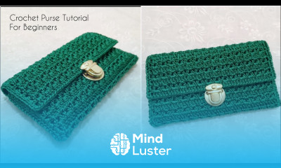 Tutorial Dompet Rajut Cantik Untuk Pemula Crochet Purse Tutorial