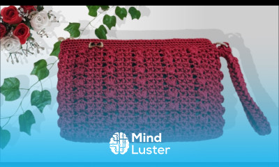 Dompet Rajut Cantik Terbaru Simpel dan Elegan Crochet Purse