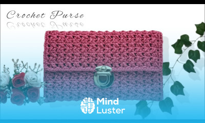 Tutorial Dompet Rajut Lipat Terbaru Crochet Purse Tutorial