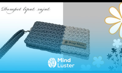 Cara Membuat Dompet Rajut Lipat Cantik Beautiful Crochet Wallet