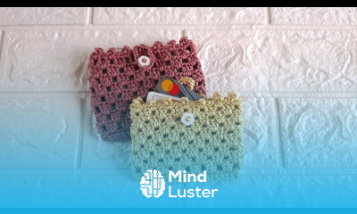 Card Holder Crochet Cara Membuat Dompet Kartu Rajutan