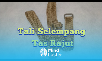 Crochet Cara merajut tali tas selempang