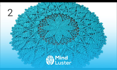 How to make a Crochet Tablecloth Part 2 6 Taplak Meja Rajut