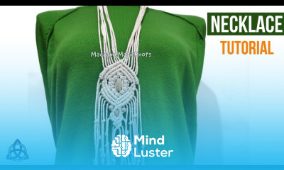 Boho Macrame Necklace Tutorial Perfect for Summer Days