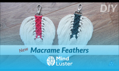 DIY Macrame Feathers Tutorial Modern Macrame Design