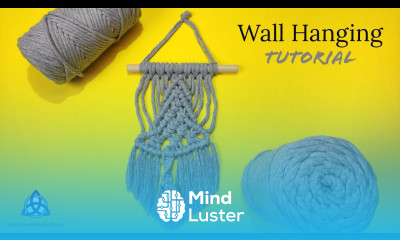 Macrame Wall Hanging Christmas Tree Tutorial