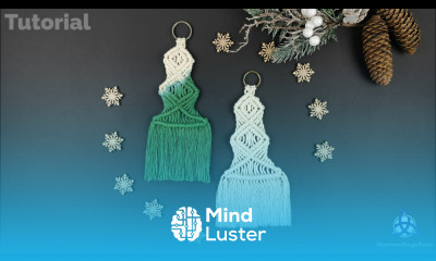 DIY Macrame Christmas Tree Christmas Ornaments PAINTING