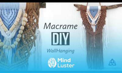 Most Wanted Macrame WallHanging Tutorial Macrame Tapestry