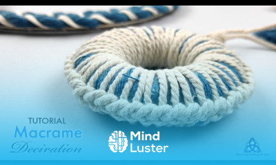 NEW Macrame Decoration for Christmas Macrame Ornament Tutorial