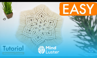 DIY MACRAME MANDALA COASTER Table Decoration