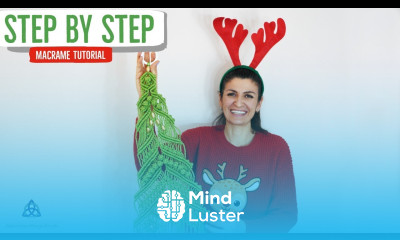 BIG Macrame Christmas Tree STEP BY STEP TUTORIAL Macrame Wall Hanging