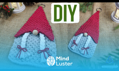 DIY Macrame Gnome HANDMADE Christmas Decoration