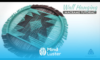 Macrame Geometry Wall Hanging DIY HOME DECORATION