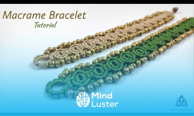 Macrame Bracelet with Beads Tutorial Bracelet DIY Friendship Bracelet