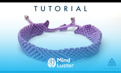 Macramé Pulsera Macrame ZigZag Bracelet Tutorial