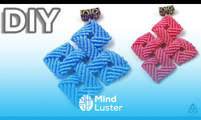 How to Make Macrame Celtic Knot Pendant DIY