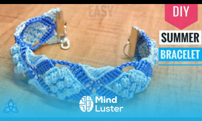 DIY Bubble Macrame Bracelet Bracelet Making DIY Project