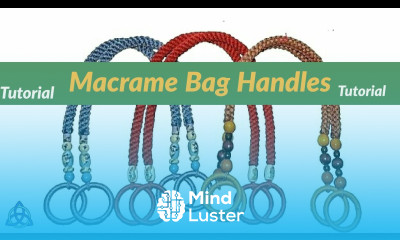 How to Make Macrame Handles for the Bag  DIY  Macrame Bag Belt