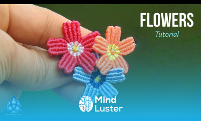 How to Make Macrame Flower Decoration DIY Macrame Craft