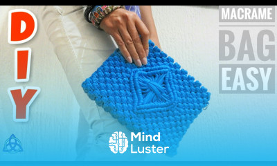 DIY Macrame Bag Macrame Ladies Purse Tutorial DIY Wallet for Girls