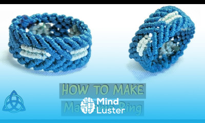 How to Make Macrame Ring DIY EASY Ring