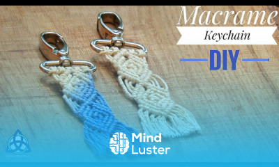 Macrame Keychain DIY Macrame Key Hanger Macrame Pattern 2