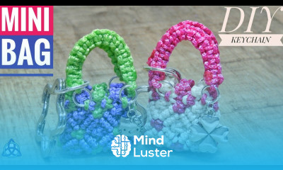 DIY Miniature Bag For Doll MINI Macrame Bag
