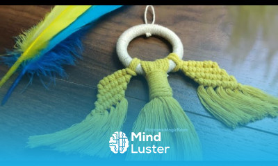 CHRISTMAS DIY Easy Macrame ANGEL Ornaments