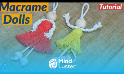 How to Make Macrame Doll tutorial Craft for Kids