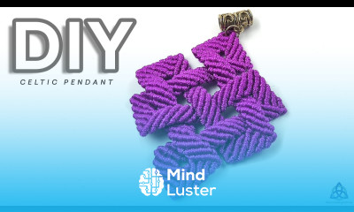 DIY Macrame Celtic Knot Keychain Pattern 3