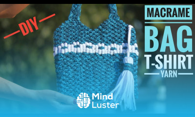Macrame Bag New Design Tutorial T Shirt Yarn Craft