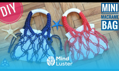 Mini Macrame Bag Tutorial Macrame Handbag DIY