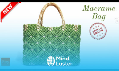 Macrame Bag Tutorial Etsy Special Edition DIY