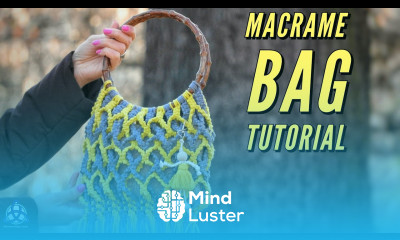 How to make Shopping Bag Tutorial Handmade Macrame Bag DIY