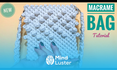 Macrame Bag Tutorial Macrame Wallet DIY Macrame BUBBLE Pattern