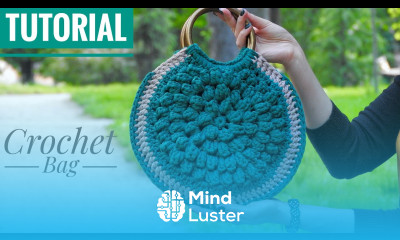 Crochet Round Bag Tutorial Tote Bag DIY