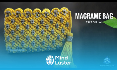 DIY Macrame Wallet For Girls Macrame Clutch Bag Tutorial