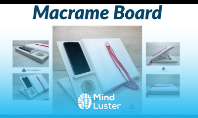Board for Macrame Craft Macrame Magic Knots