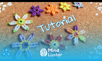 How to make Macrame Flower Easy Craft Idea