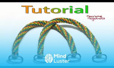 How to Make Easy Macrame Bag Handles DIY Spiral Macrame Bag Handles