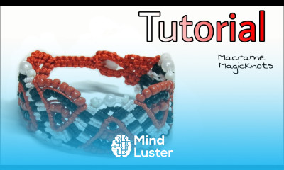 Eternal Wave Bracelet Macrame Tutorial  Macrame Magic Knots 