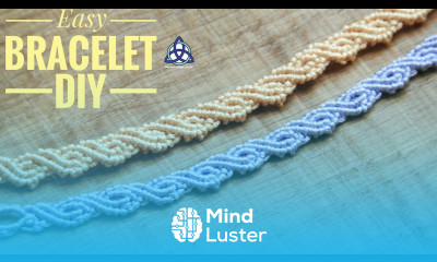 Wavy Macramé Bracelet  DIY 