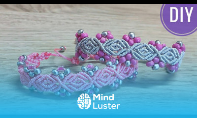 Macrame Bracelet with Beads Tutorial UNIQUE Macrame PATTERN by Macrame Magic Knots