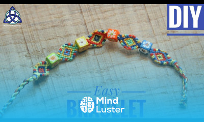 Boho chic micro macrame bracelet DIY