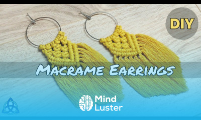 DIY Most POPULAR Macrame Earrings on INSTAGRAM Macrame Jewelry